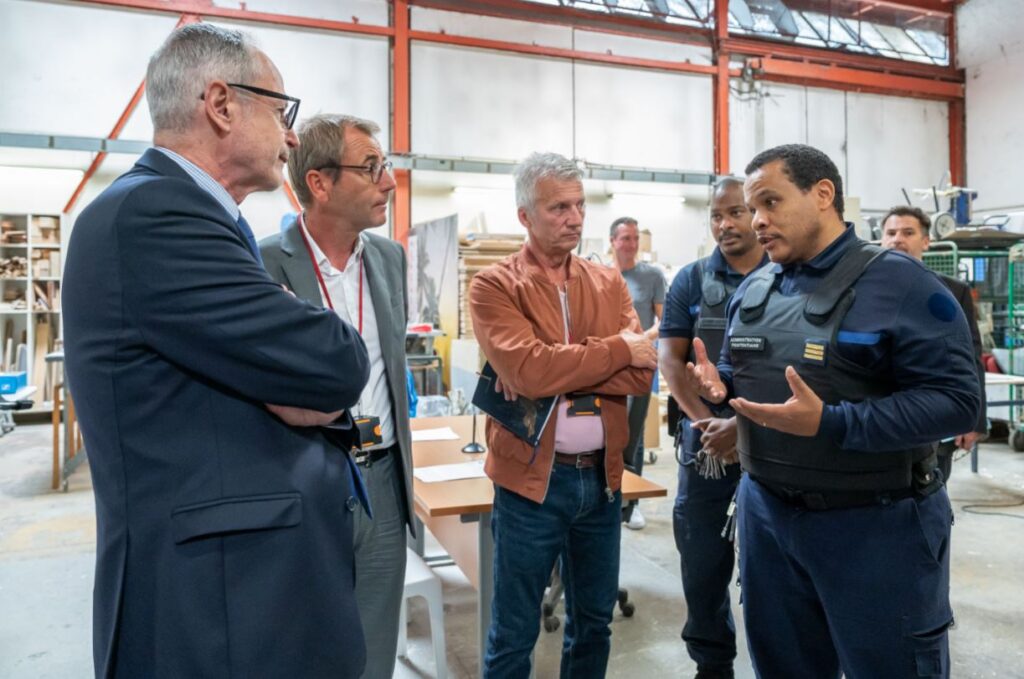 Visite du DAP à la maison d'arrêt de Bois d'Arcy